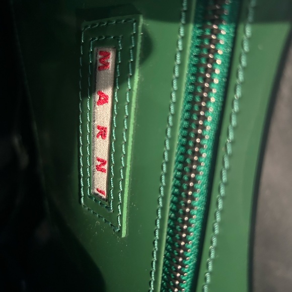 Marni green patent leather bag - Picture 2 of 12